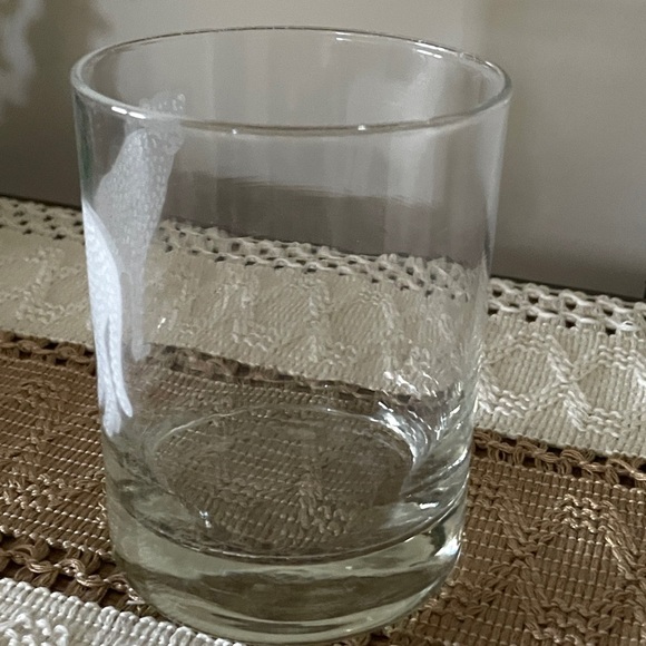 Vintage Georg Jensen Etched Cheetah Clear Glass Whiskey Cocktail - Picture 5 of 9